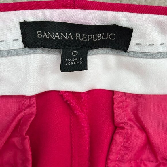 Banana Republic Fuchsia Pink Suit – Long and Lean Blazer (0P) & Sloan Pants (0) - Picture 5 of 9